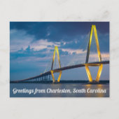 De groeten van Charleston, Briefkaart South Caroli (Voorkant)