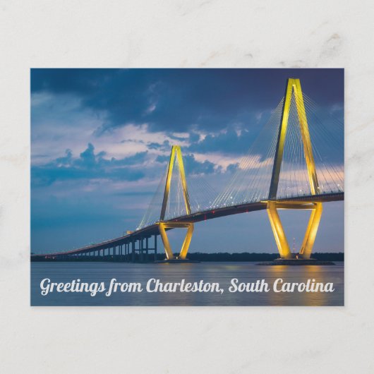 De groeten van Charleston, Briefkaart South Caroli (Voorkant)