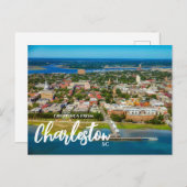 De groeten van Charleston, Schilderachtig Briefkaa Briefkaart (Voorkant / Achterkant)
