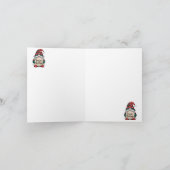 De groeten van Christmas Gnome Season Kaart (Binnen)