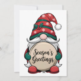 De groeten van Christmas Gnome Season Kaart