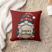 De groeten van Christmas Gnome Season Kussen (Deken)