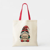 De groeten van Christmas Gnome Season Tote Bag (Achterkant)