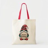 De groeten van Christmas Gnome Season Tote Bag (Voorkant)