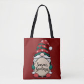 De groeten van Christmas Gnome Season Tote Bag (Voorkant)