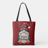 De groeten van Christmas Gnome Season Tote Bag (Achterkant)