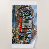 De groeten van Colorado State Colorful Art Strandlaken (Voorkant)