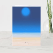 De groeten van de Beach. Kaart (Achterkant)