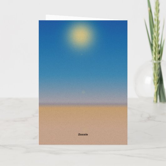 De groeten van de Beach. Kaart (Achterkant)