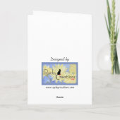 De Groeten van de feestdag aan een Eerste Brievenm Feestdagen Kaart (Achterkant)