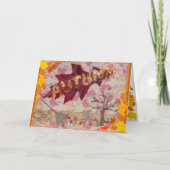 De Groeten van de herfst! Kaart (Voorkant)