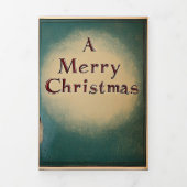 De  groeten van de Kerstman Drieluik Wenskaart (Cover)