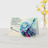 De Groeten van de lente Kaart (Gele Bloem)