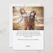 De groeten van de moderne Seizoen 2 van de FOTO gr Feestdagenkaart (Achterkant)