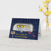 De Groeten van de Nieuwjaren van Snowbird Kaart (Gele Bloem)