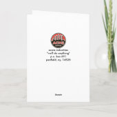 De groeten van de reden feestdagen kaart (Achterkant)