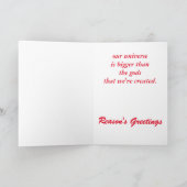 De groeten van de reden feestdagen kaart (Binnen)