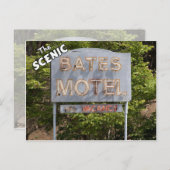De groeten van de Schilderachtig Bates Motel Briefkaart (Voorkant / Achterkant)