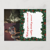 De Groeten van de Seizoenen van Boedha Feestdagenkaart (Achterkant)