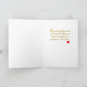 De Groeten van de Seizoenen van het rendier Feestdagen Kaart (Binnen)