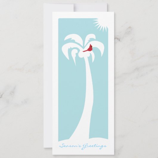 De Groeten van de Seizoenen van Snowbird Feestdagenkaart (Voorkant)