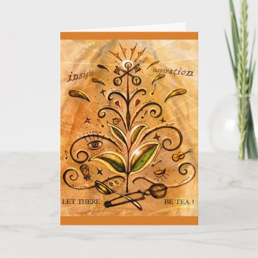 De Groeten van de thee! Kaart (Voorkant)