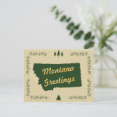 De Groeten van de Vakantie van Kerstmis van de Feestdagenkaart (Staand voorkant)