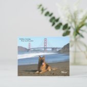 De Groeten van de vakantie van San Francisco Feestdagenkaart (Staand voorkant)