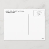 De Groeten van de vakantie van San Francisco Feestdagenkaart (Achterkant)