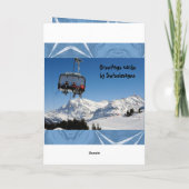De Groeten van de verjaardag - Gletsjer, Kaart (Achterkant)