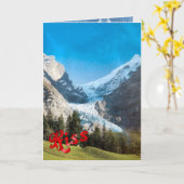 De Groeten van de verjaardag - Gletsjer, Kaart (Gele Bloem)