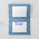 De Groeten van de verjaardag - landschap Oberland Kaart (Binnen)