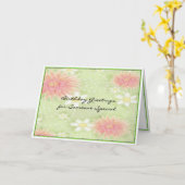 De Groeten van de verjaardag - Speciaal iemand Kaart (Gele Bloem)