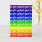 De Groeten van de Verjaardag van de Trots van de Kaart (Gele Bloem)