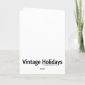 De Groeten van de vogel en St Valentijn van de Feestdagen Kaart (Achterkant)