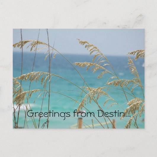 De groeten van Destin briefkaart (Voorkant)