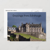 de groeten van edinburgh castle briefkaart (Voorkant / Achterkant)