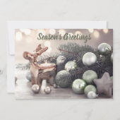 De groeten van Elegant Season Feestdagenkaart (Voorkant)