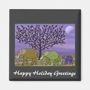 De groeten van Elephant Moon Holiday Magneet