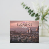 De groeten van Florence Italië Briefkaart Firenze (Staand voorkant)