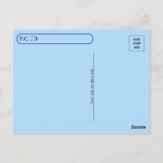 De Groeten van Florida Beach Snowman posten Briefkaart (Achterkant)