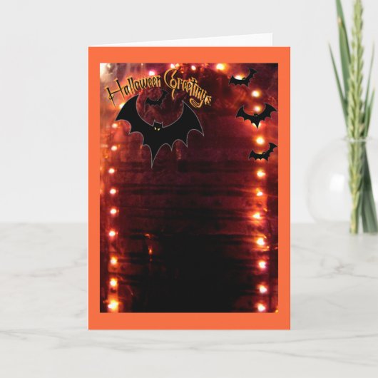 De Groeten van Halloween Kaart (Voorkant)