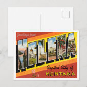 De groeten van Helena, de hoofdstad van Montana Briefkaart (Voorkant / Achterkant)