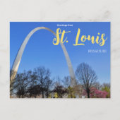 De groeten van het Briefkaart St. Louis Arch Misso (Voorkant)