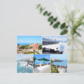 De groeten van het briefkaart Tenerife (Staand voorkant)