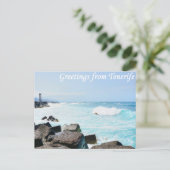 De groeten van het briefkaart Tenerife (Staand voorkant)