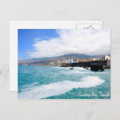 De groeten van het briefkaart Tenerife (Voorkant / Achterkant)