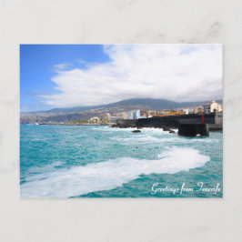 De groeten van het briefkaart Tenerife