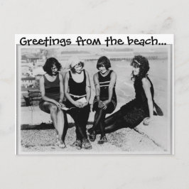 De groeten van het Briefkaart van de Beach