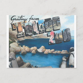 De groeten van het Briefkaart van de dierentuin va